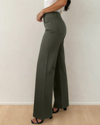 Brooke Wide-Leg Jeans, High Rise