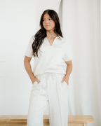 Addyson Polo Tee and Pant Set