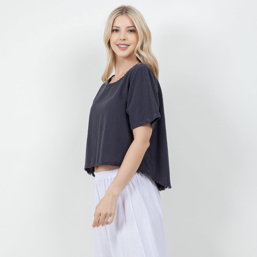 Heidi Gauze Top, 100% Cotton