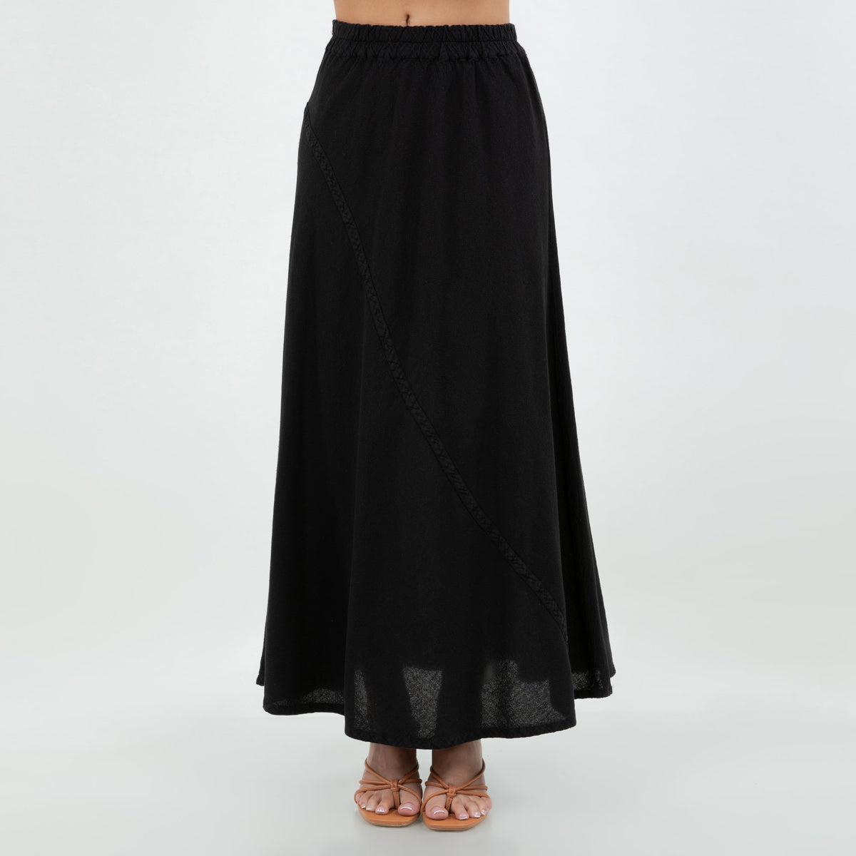 Ally Gauze Maxi Skirt, 100% Cotton