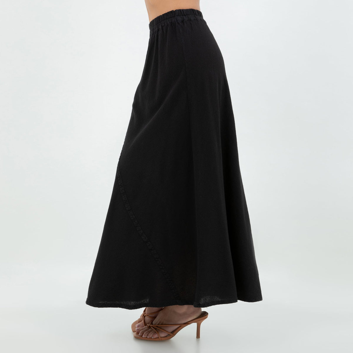 Ally Gauze Maxi Skirt, 100% Cotton