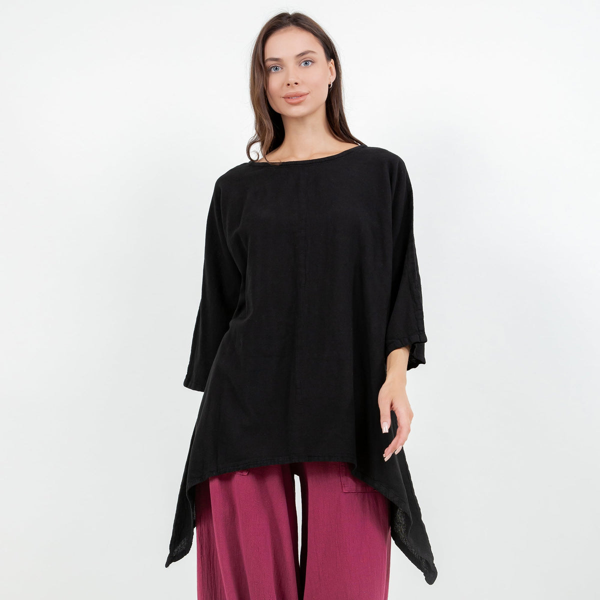 Angela Gauze Top, 100% Cotton
