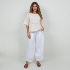 Kira Gauze Top, 100% Cotton