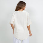 Kira Gauze Top, 100% Cotton