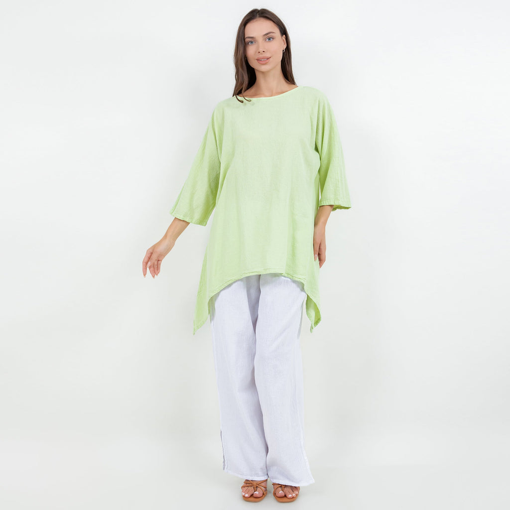 Angela Gauze Top, 100% Cotton