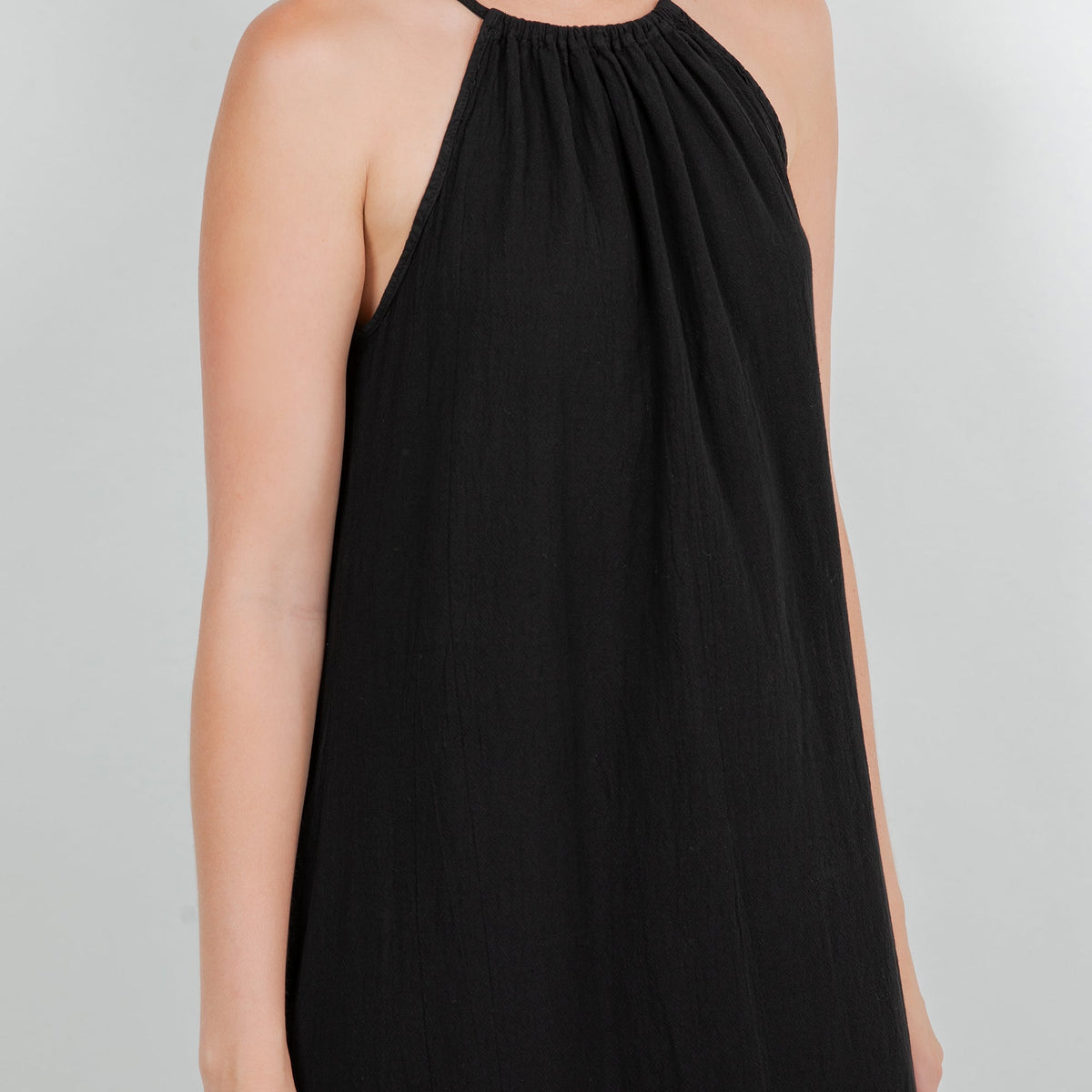 Caterina Halter Maxi Dress, 100% Cotton Gauze