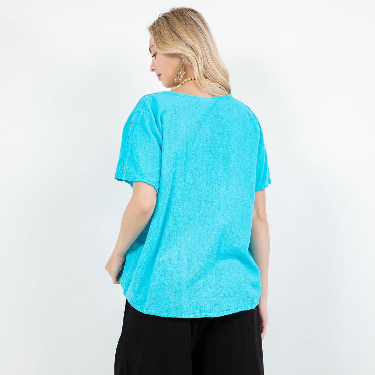 Shirley Gauze Top, 100% Cotton