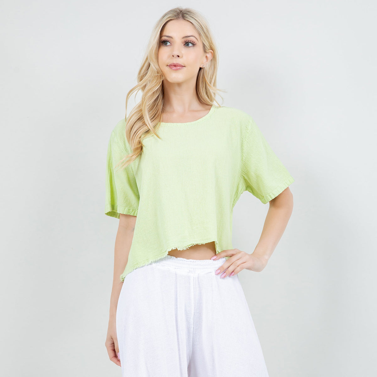 Heidi Gauze Top, 100% Cotton