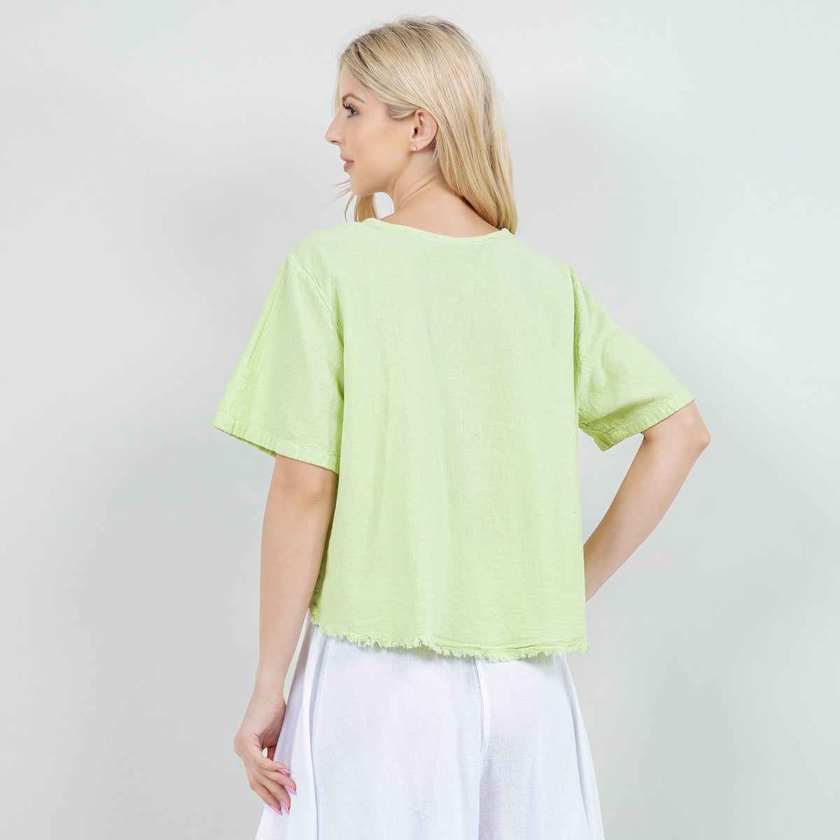 Heidi Gauze Top, 100% Cotton