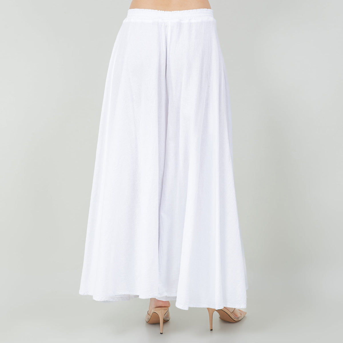 Blanche Gauze Wide-Leg Pants, 100% Cotton