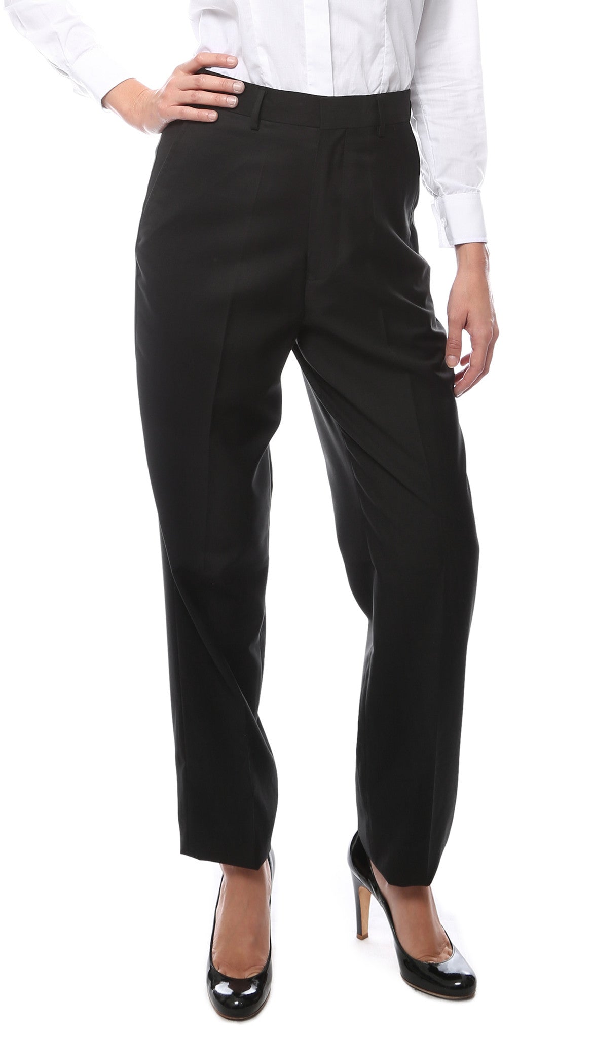 Tailored Dress Pants, Black