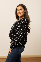 Kathryn Button-Up, Polka Dot