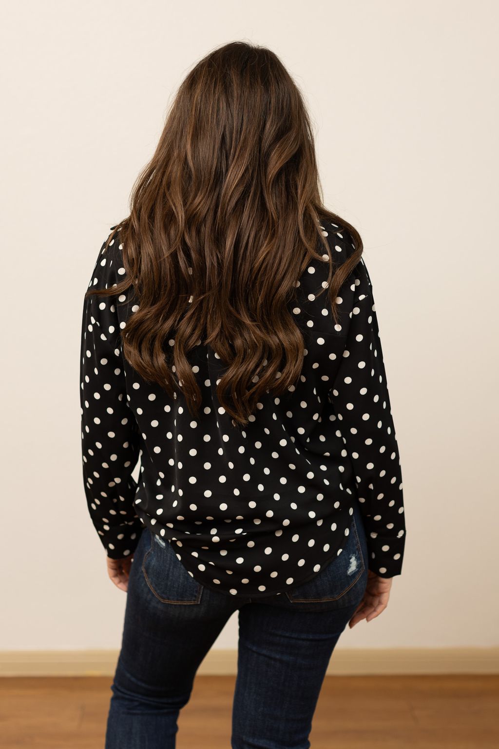 Kathryn Button-Up, Polka Dot