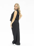 Earhart Textured Knit Pants, Black