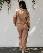 Addie Polo Lounge Set, Pullover and Pants