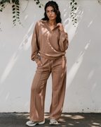 Addie Polo Lounge Set, Pullover and Pants
