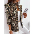 Zip-front blazer jacket with stand collar and ruffle detail